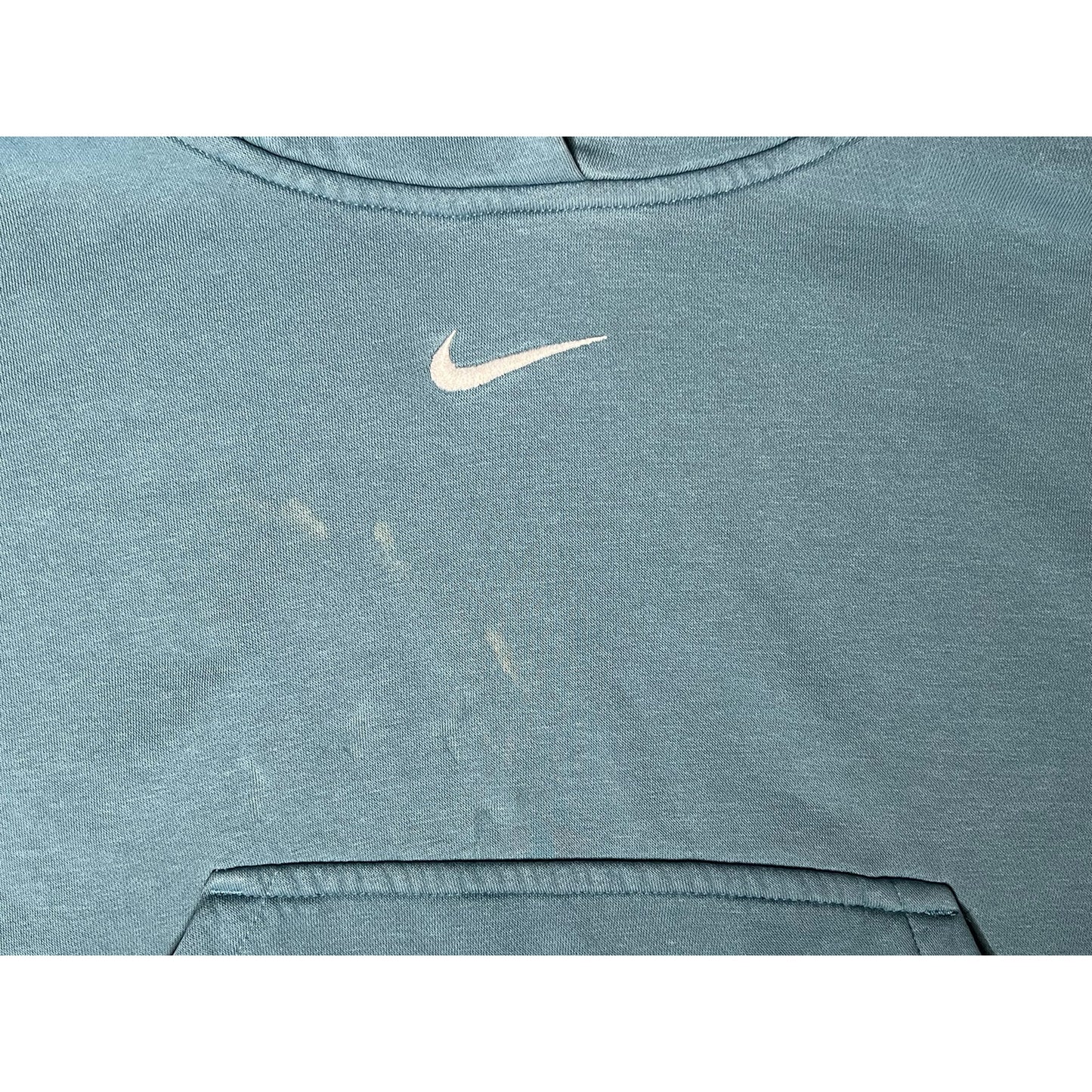 Nike Center Swoosh Cropped Pullover Hoodie Sweatshirt Women’s Medium