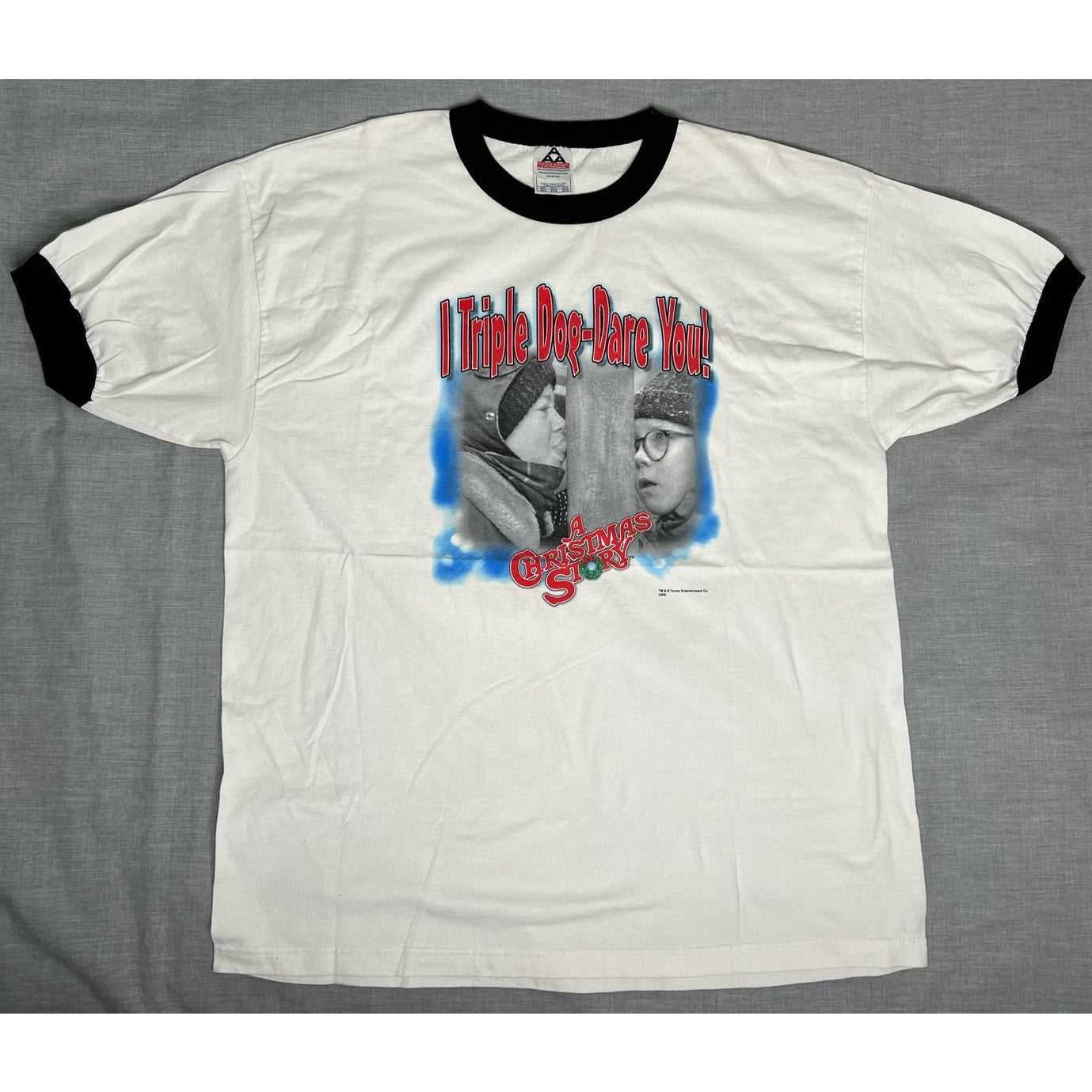 Vintage A Christmas Story Triple Dog Dare T-Shirt 2XL