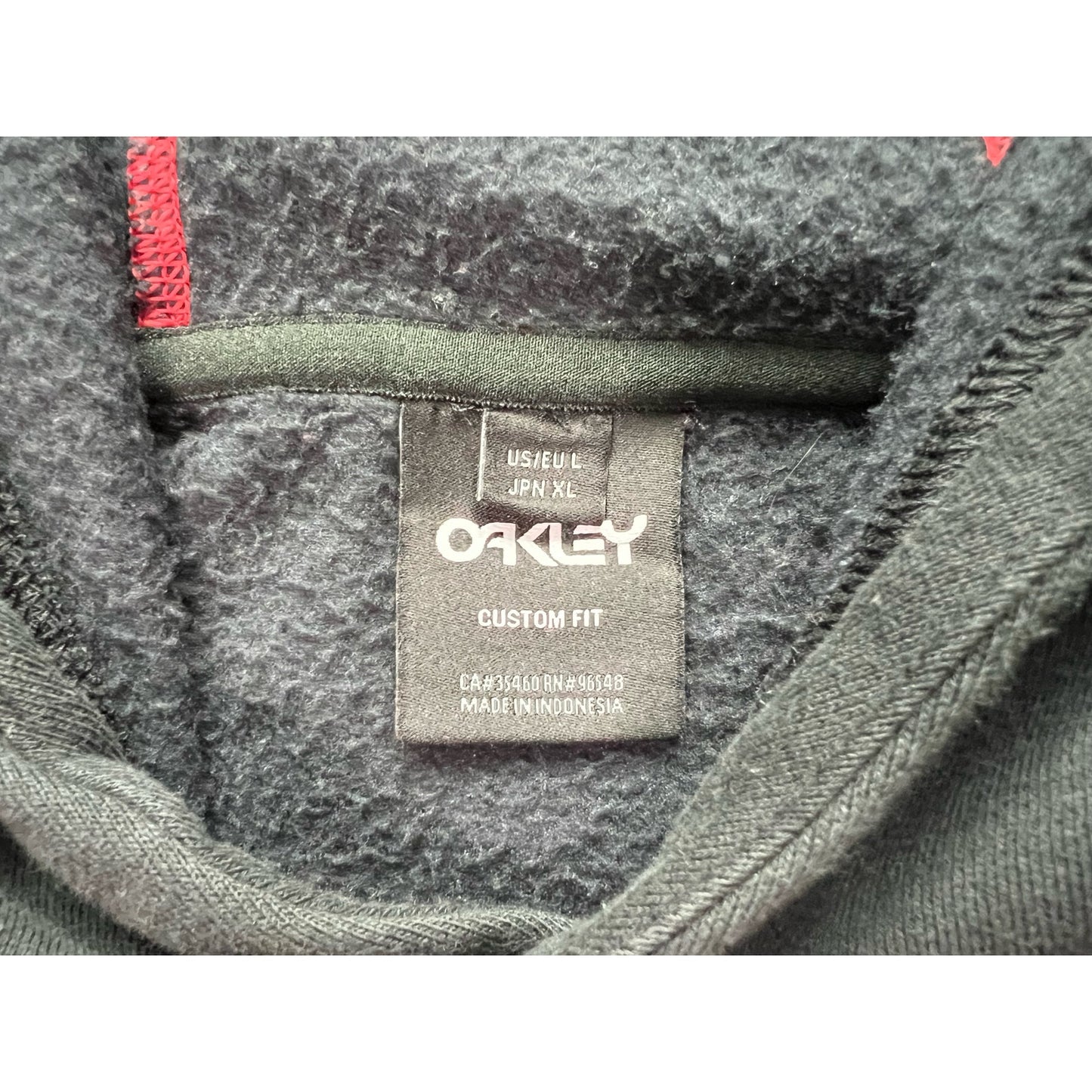 Oakley Red Stitch Pullover Hoodie Large