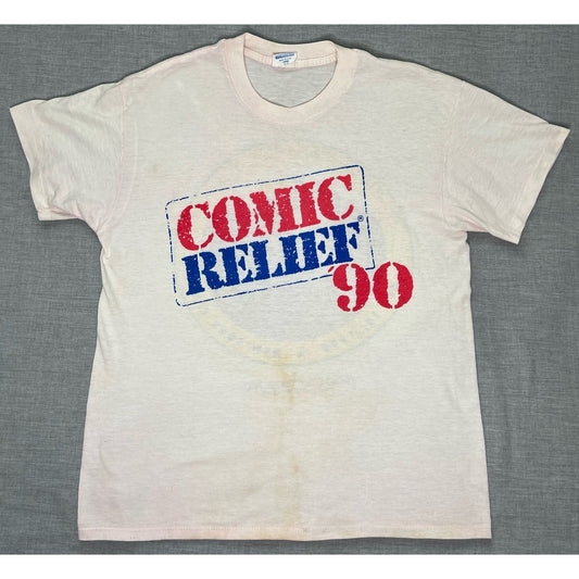 Vintage 1990 Comic Relief New York Benefit Single Stitch T-Shirt Large