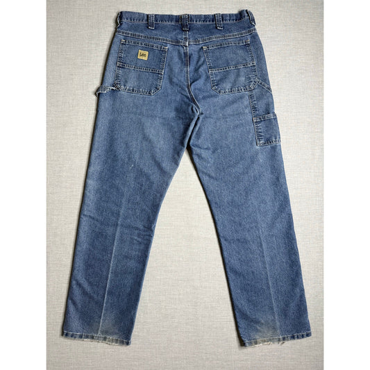 Vintage Y2K Lee Loose Fit Carpenter Jeans 34x32