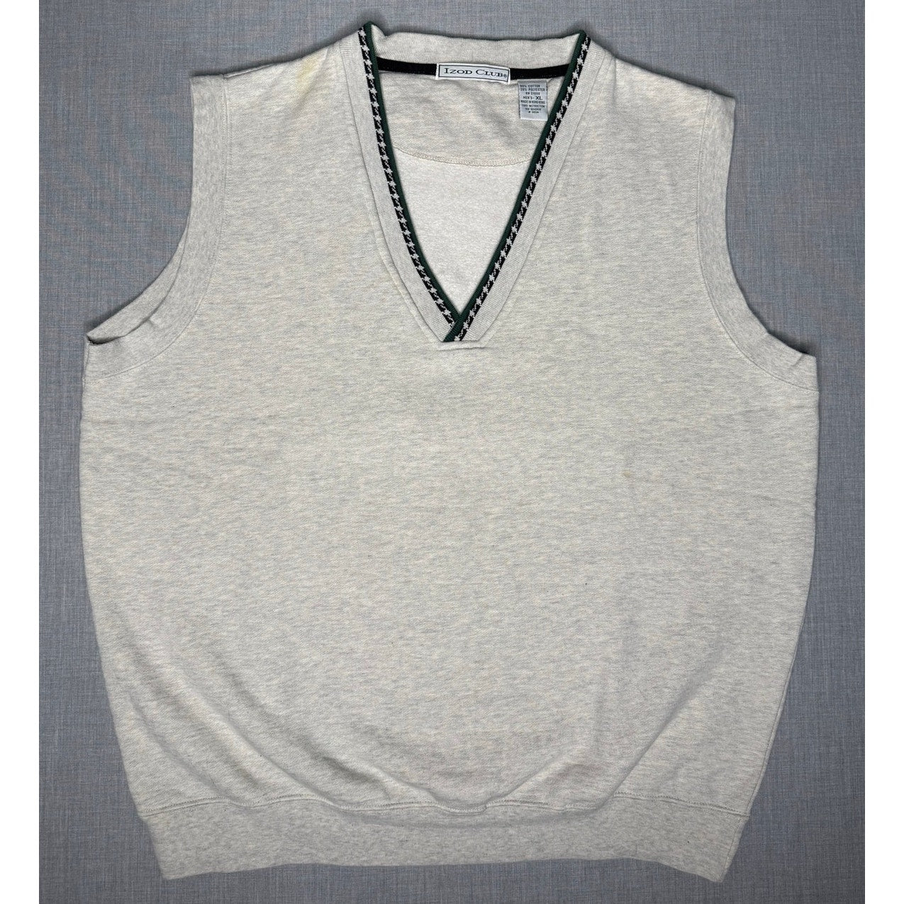 Vintage IZOD Club Grey Golf Vest XL