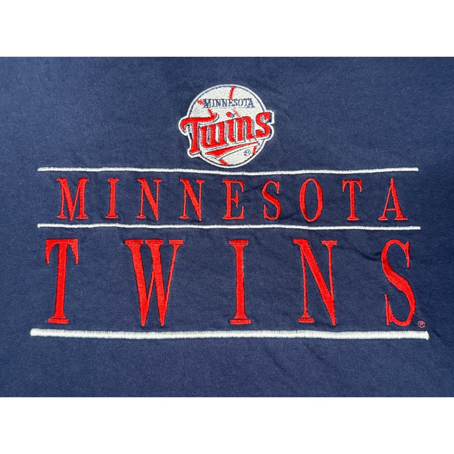 Vintage 90s Minnesota Twins Logo 7 MLB Baseball T-shirt 3XL
