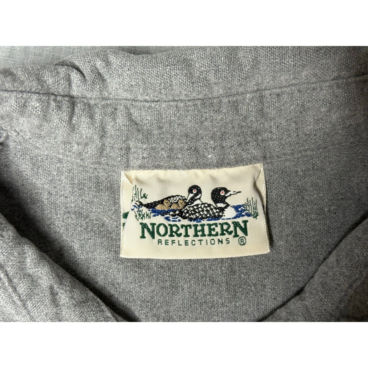 Vintage Northern Reflections Cabin Scenery Button Up Shirt Women’s 2XL