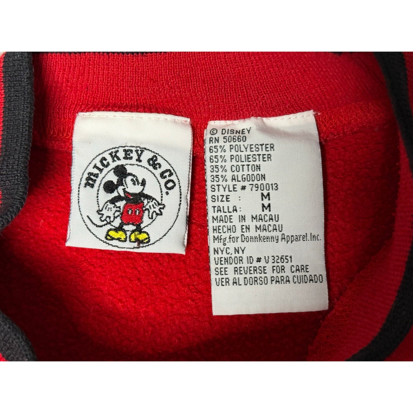 Vintage 90s Mickey & Co. Disney Pullover Crewneck Sweatshirt Medium