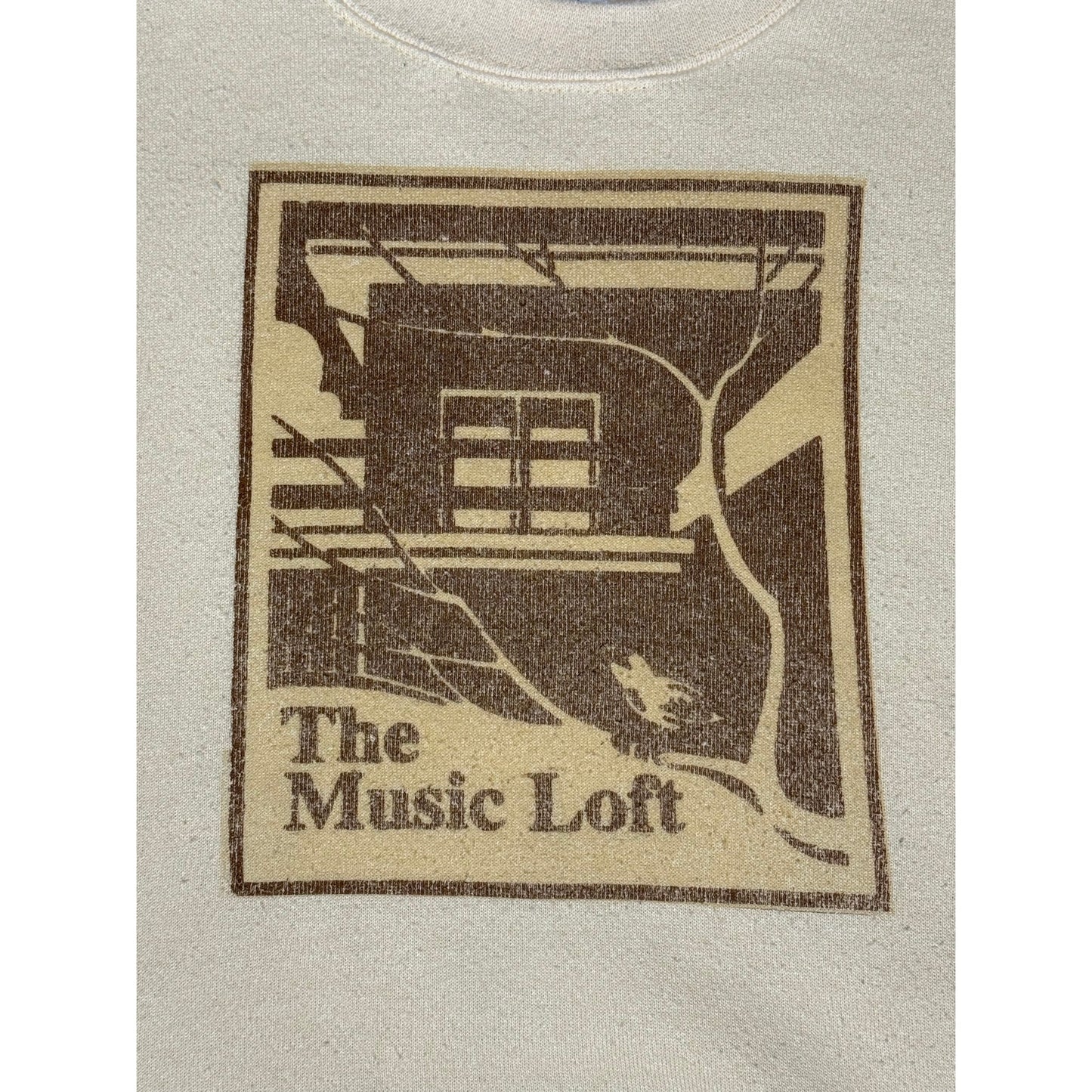 Vintage 90s The Music Loft Pullover Crewneck Sweatshirt Large