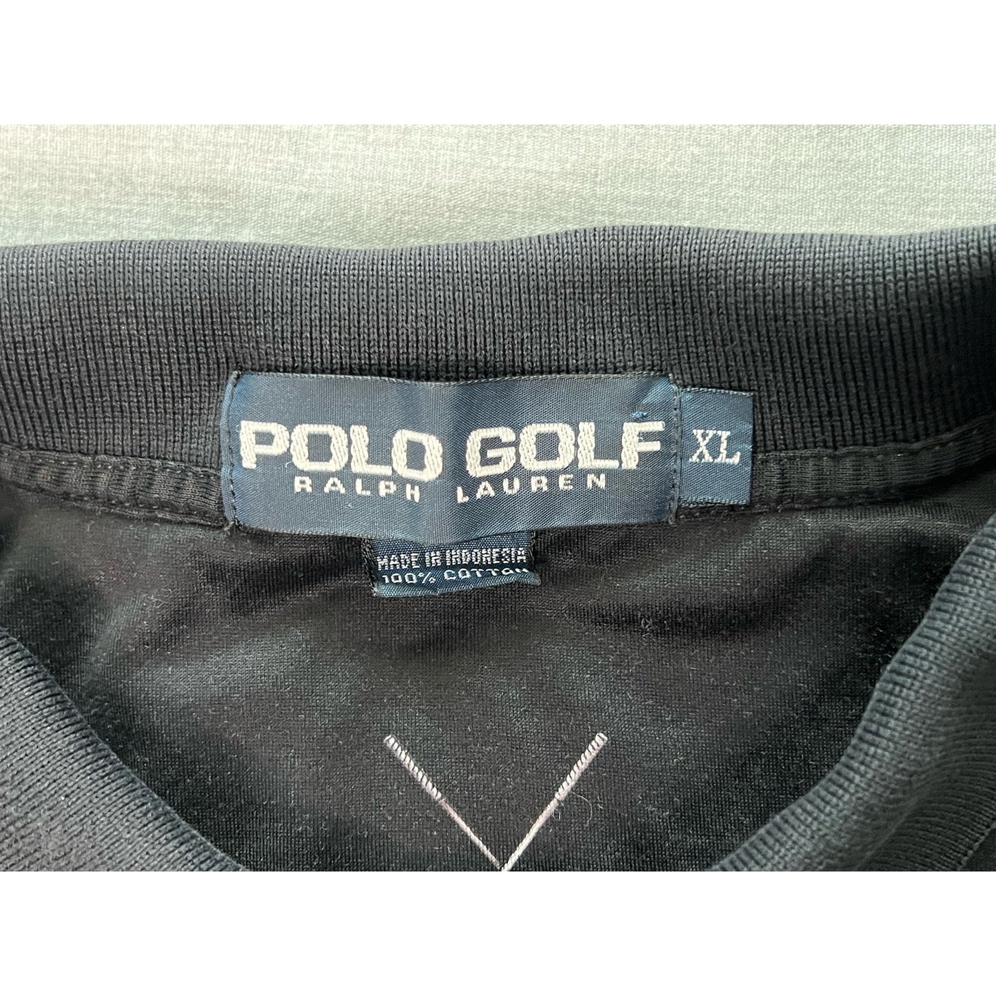 Vintage Polo Golf Ralph Lauren All Over Print Polo Shirt XL