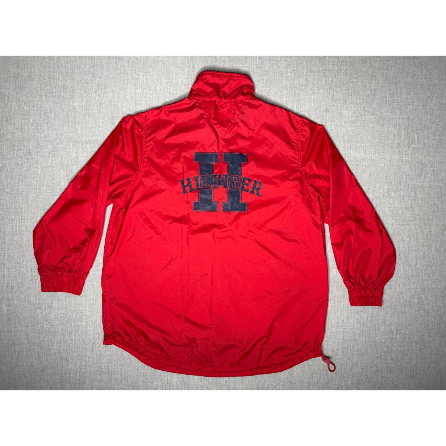 Vintage 90s Tommy Hilfiger Quarter Zip Windbreaker Large