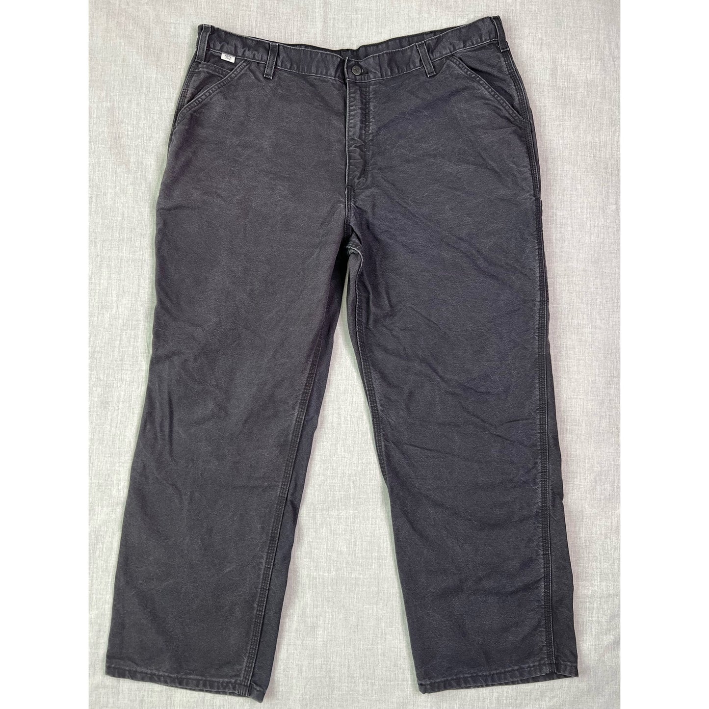 Carhartt Flame Resistant Carpenter Black Work Pants 40x30