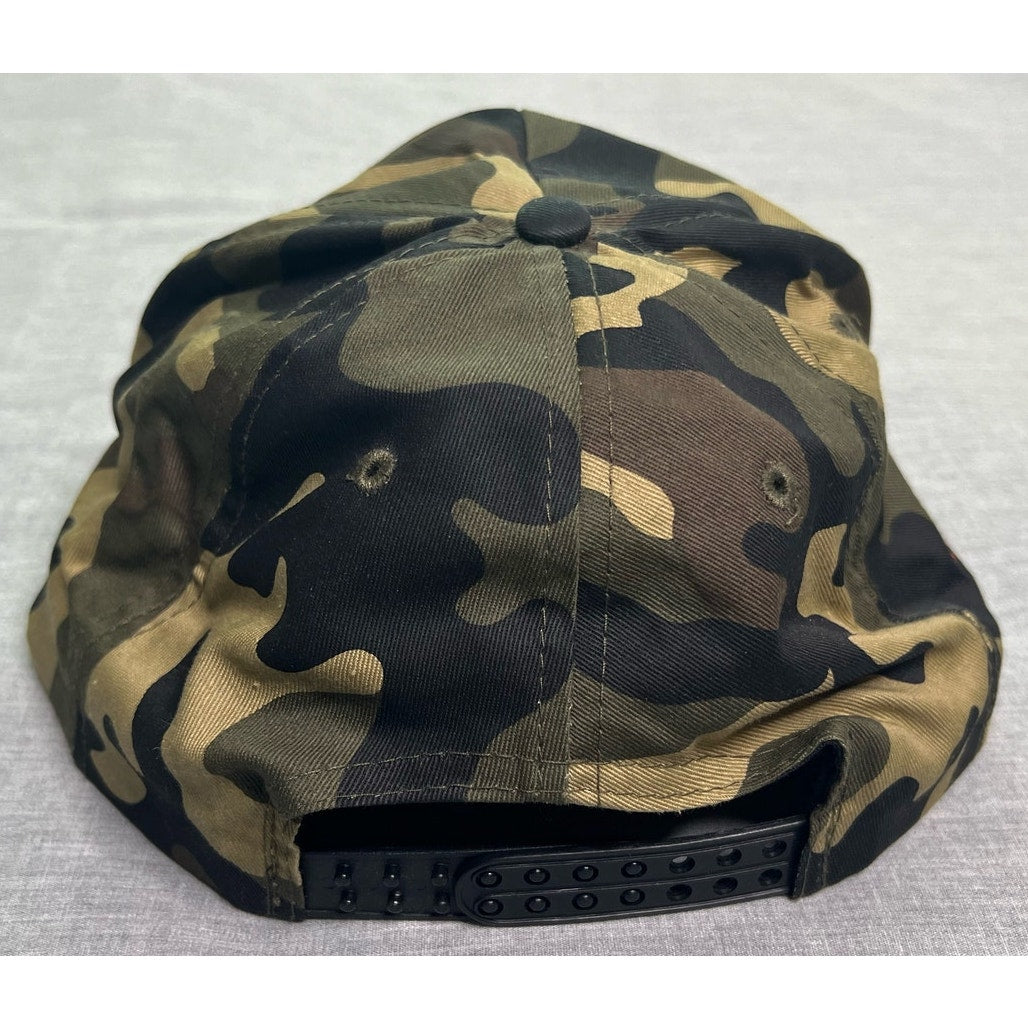 Vintage Mills Auto Group Pheasant Camo Hunting Snapback Hat