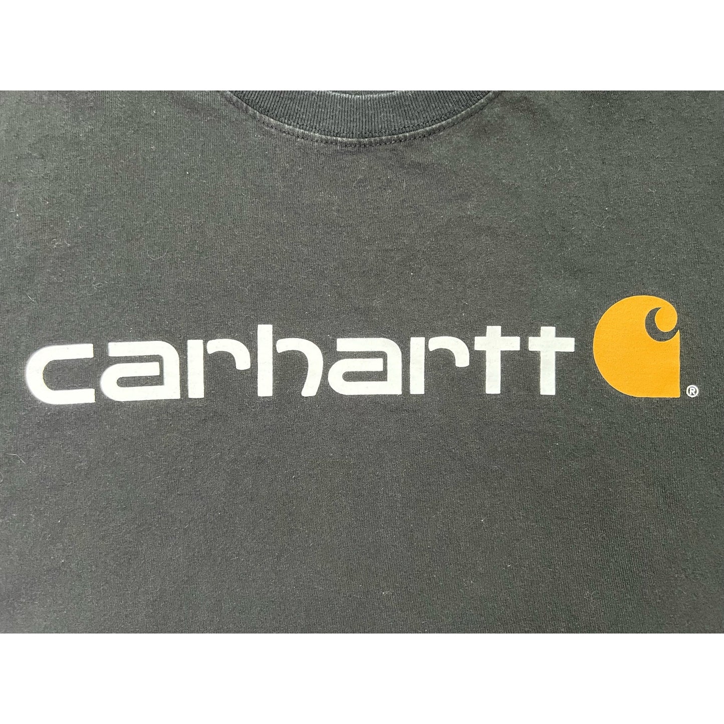 Carhartt Spell Out Logo Black T-shirt 2XL