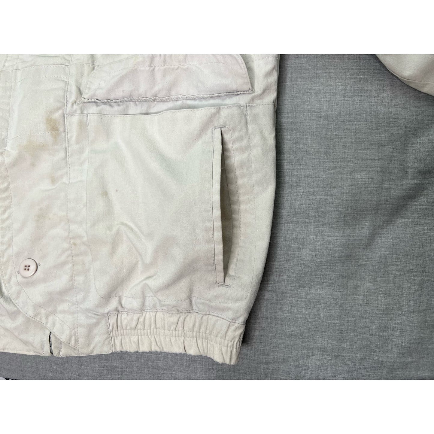 Vintage Pacific Trail Cream Full Zip Collared Jacket Womens 14