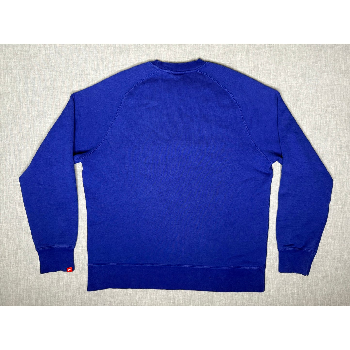 Nike Sportswear Textured Logo Pullover Crewneck Sweatshirt Large