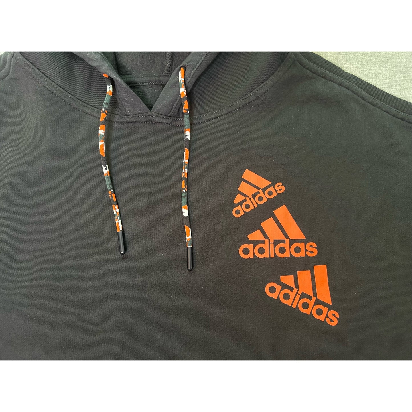 Adidas Pouch Pocket Pullover Hoodie Sweatshirt Large
