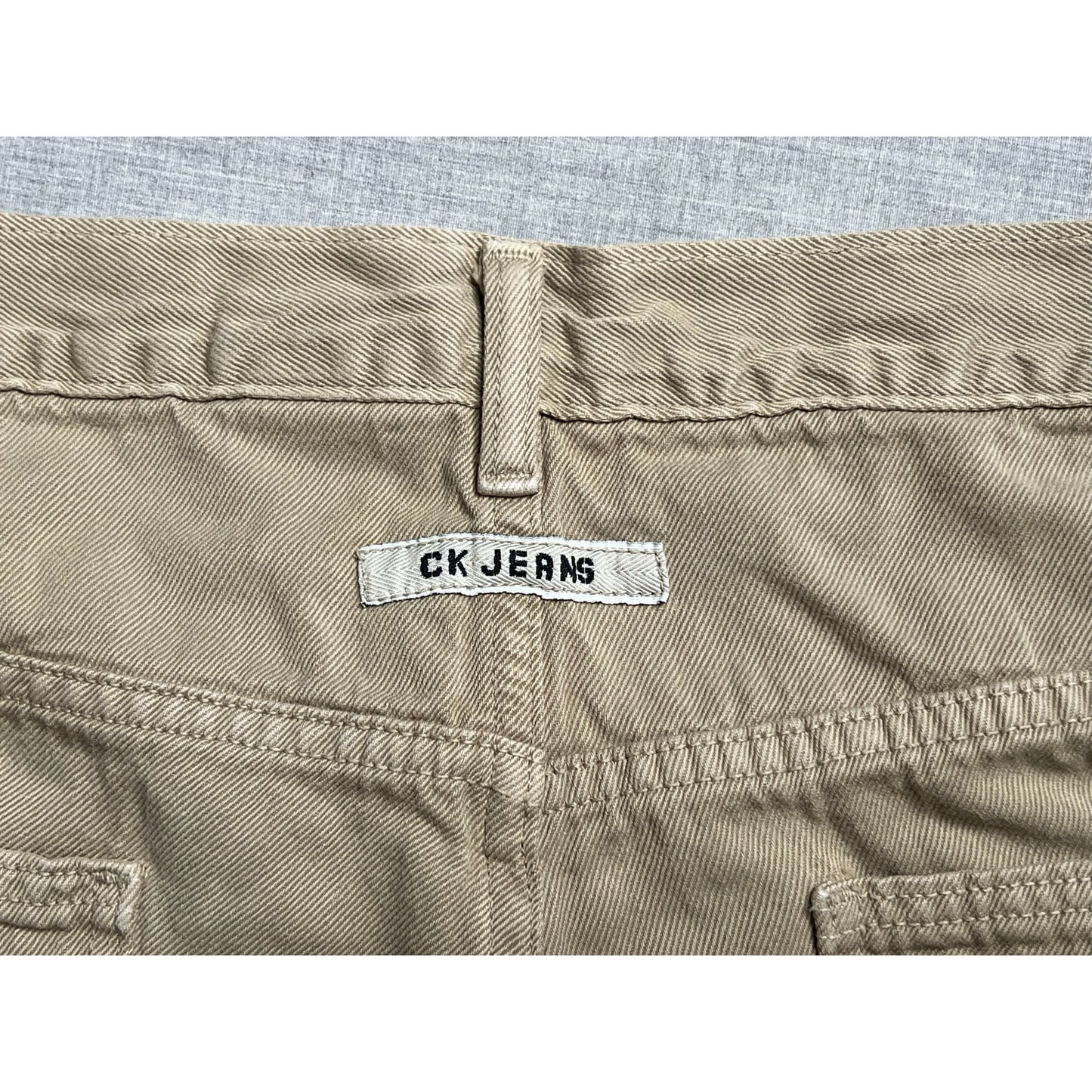 Vintage Calvin Klein Jeans Baggy Khaki Carpenter Pants 33