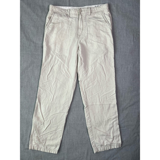 Nautica Open Seas Classic Fit Chino Sailing Pants 32x32