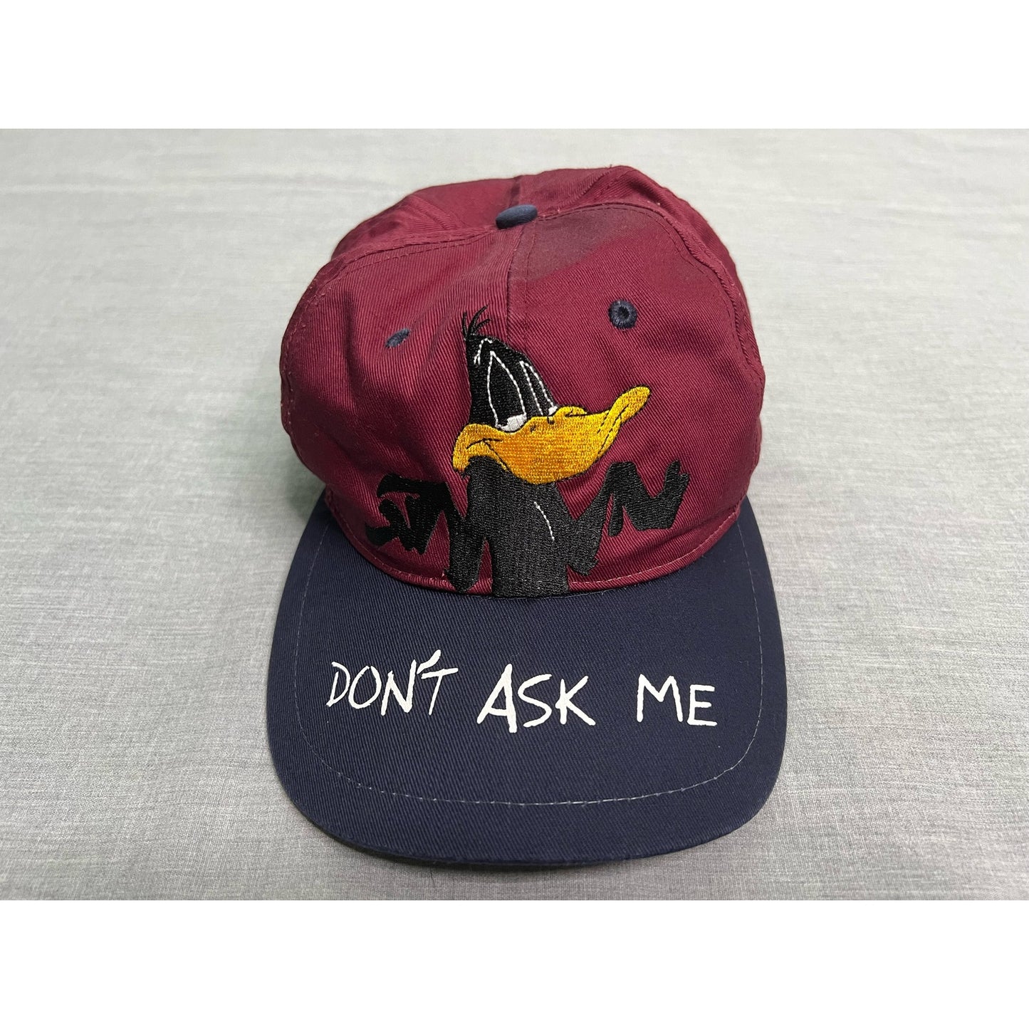 Vintage 1994 Daffy Duck Don’t Ask Me Looney Tunes Snapback Hat