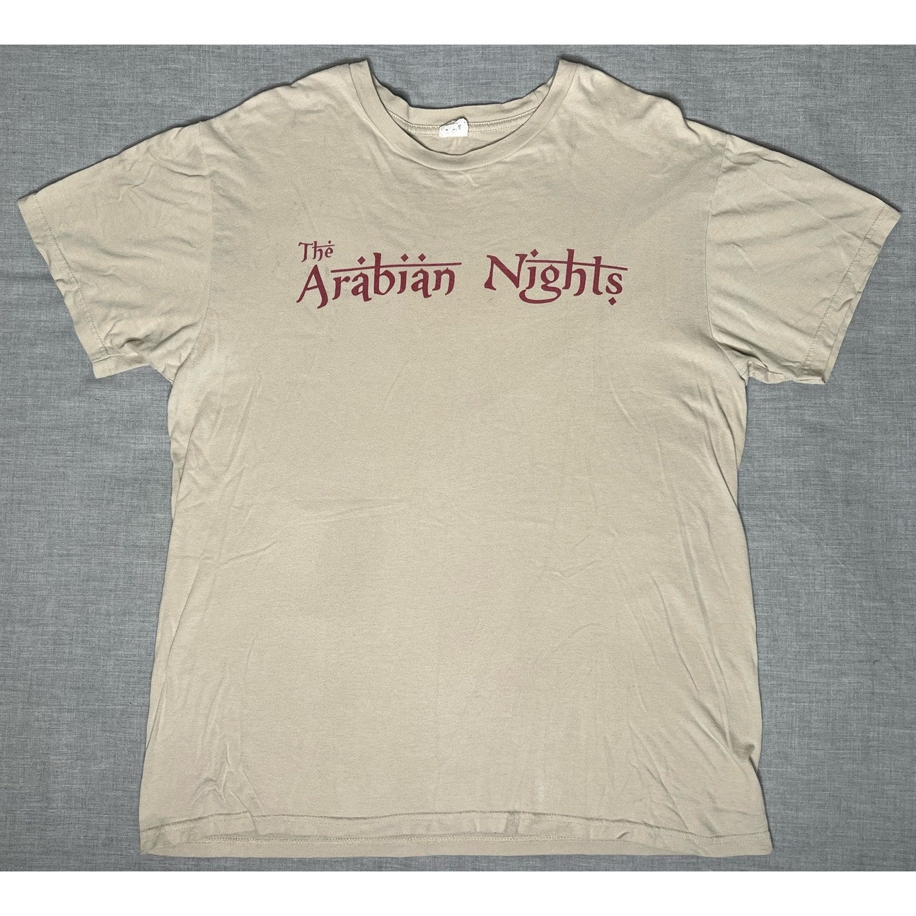 Vintage The Arabian Nights Folk Tale Double Sided T-shirt Large