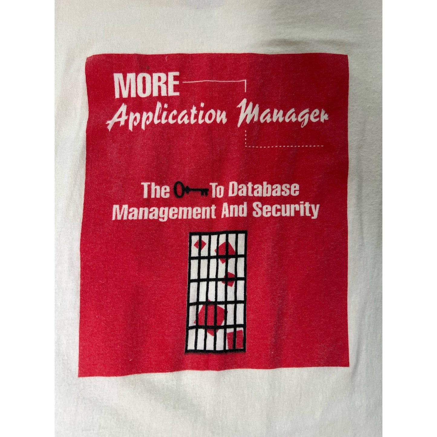 Vintage 90s More Systems Application Manager Tech Single Stitch T-shirt XL