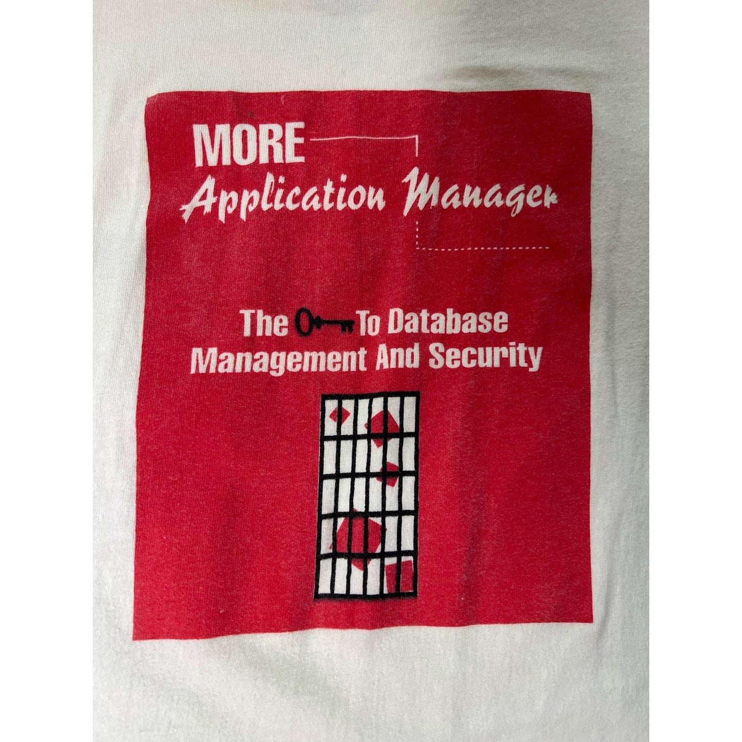 Vintage 90s More Systems Software Promo Single Stitch Tech T-Shirt XL