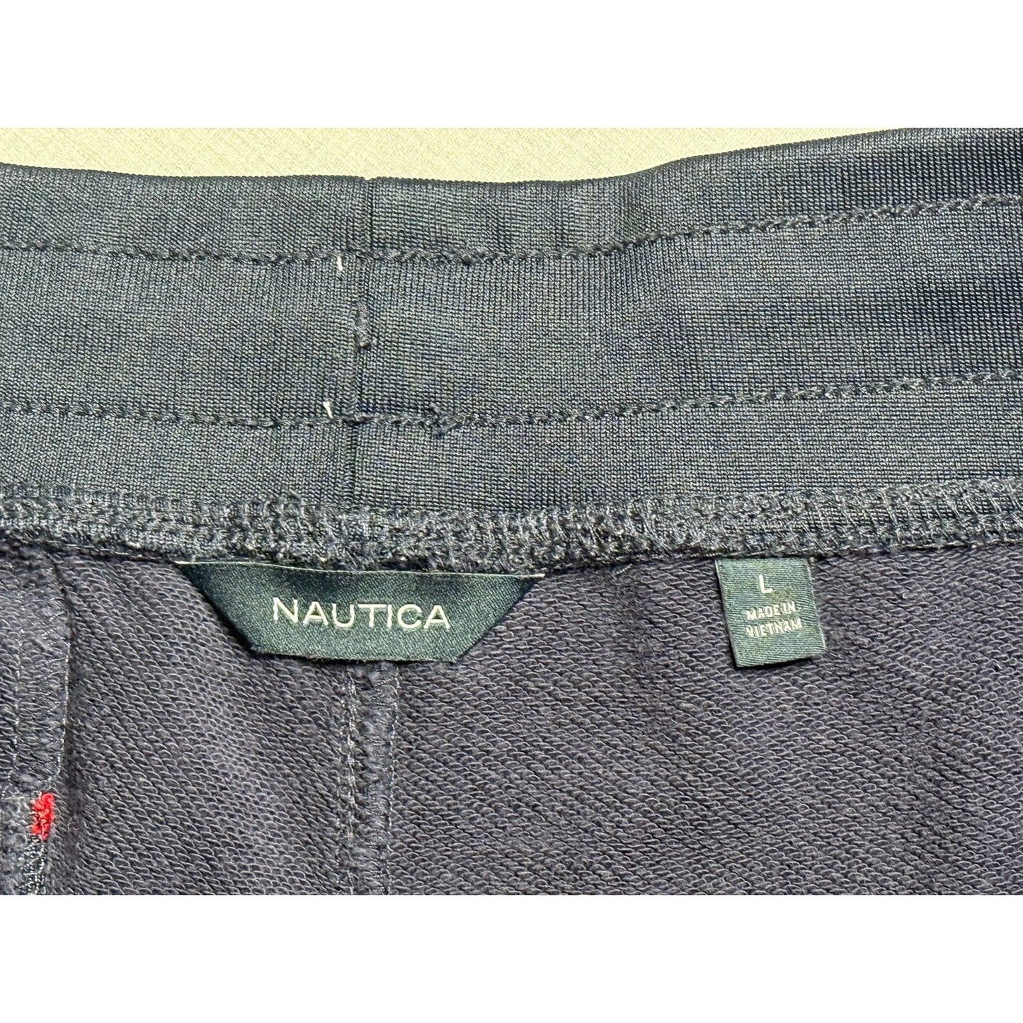 Nautica Side Stripe Wide Leg Baggy Sweatpants Large