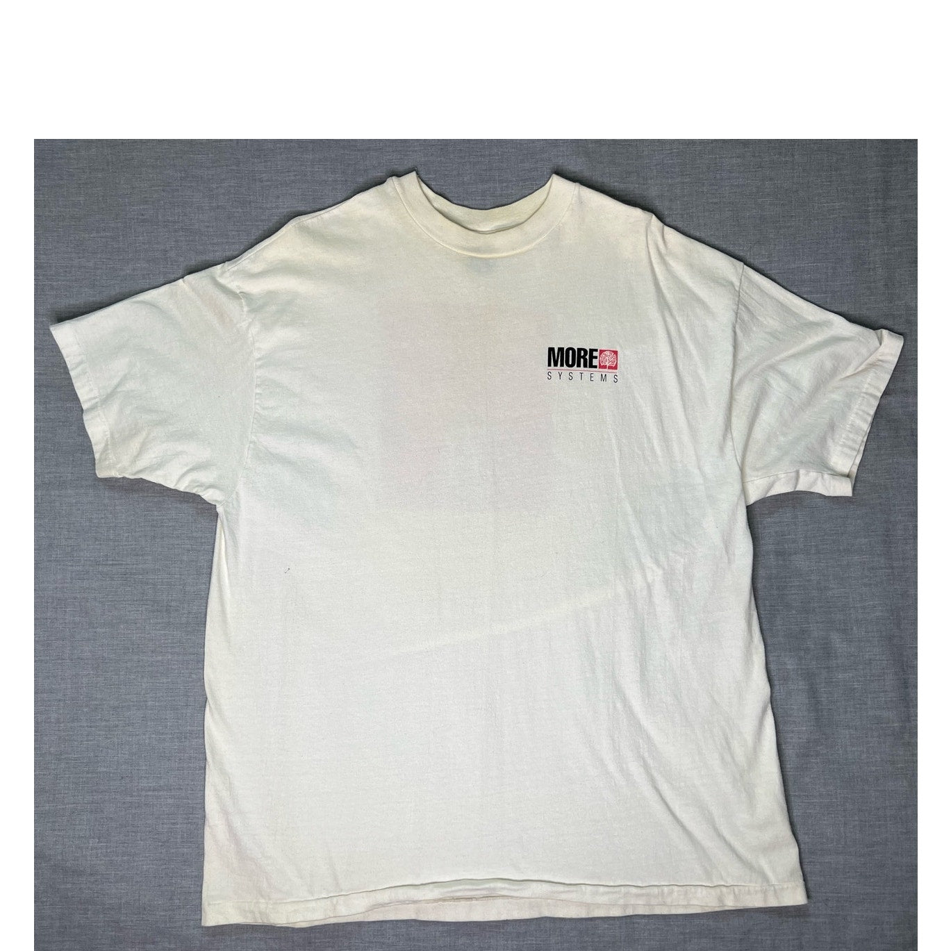 Vintage 90s More Systems Software Promo Single Stitch Tech T-Shirt XL