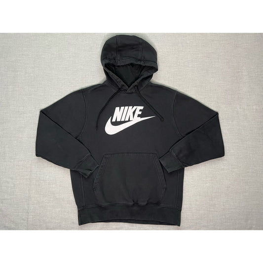 Nike Black and White Pullover Hoodie Medium