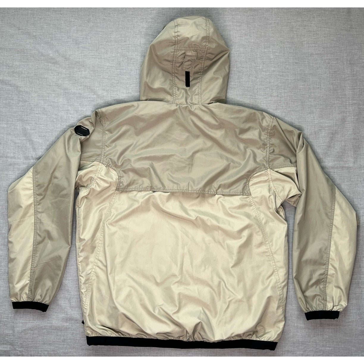 Columbia Quarter Zip Hooded Pullover Windbreaker Jacket Large