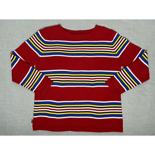 Lauren Ralph Lauren Pullover Knit Striped Sweater Women’s Large