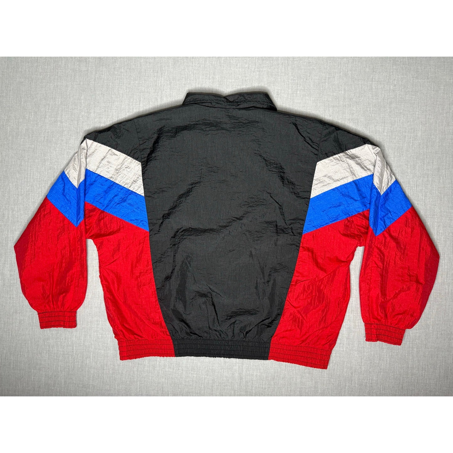 Vintage CSE Girard Big A Full Zip Windbreaker Track Jacket Medium