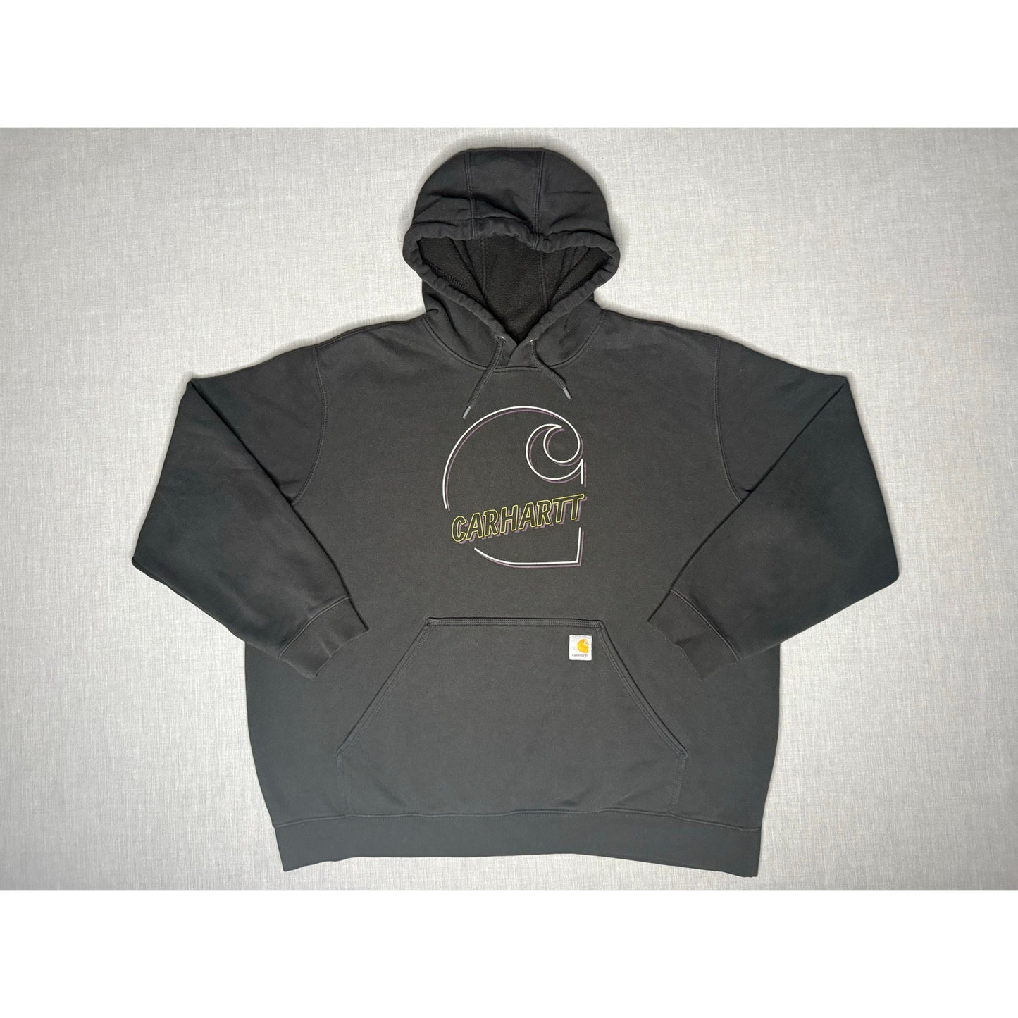 Carhartt Loose Fit Big Logo Pullover Workwear Hoodie 2XL