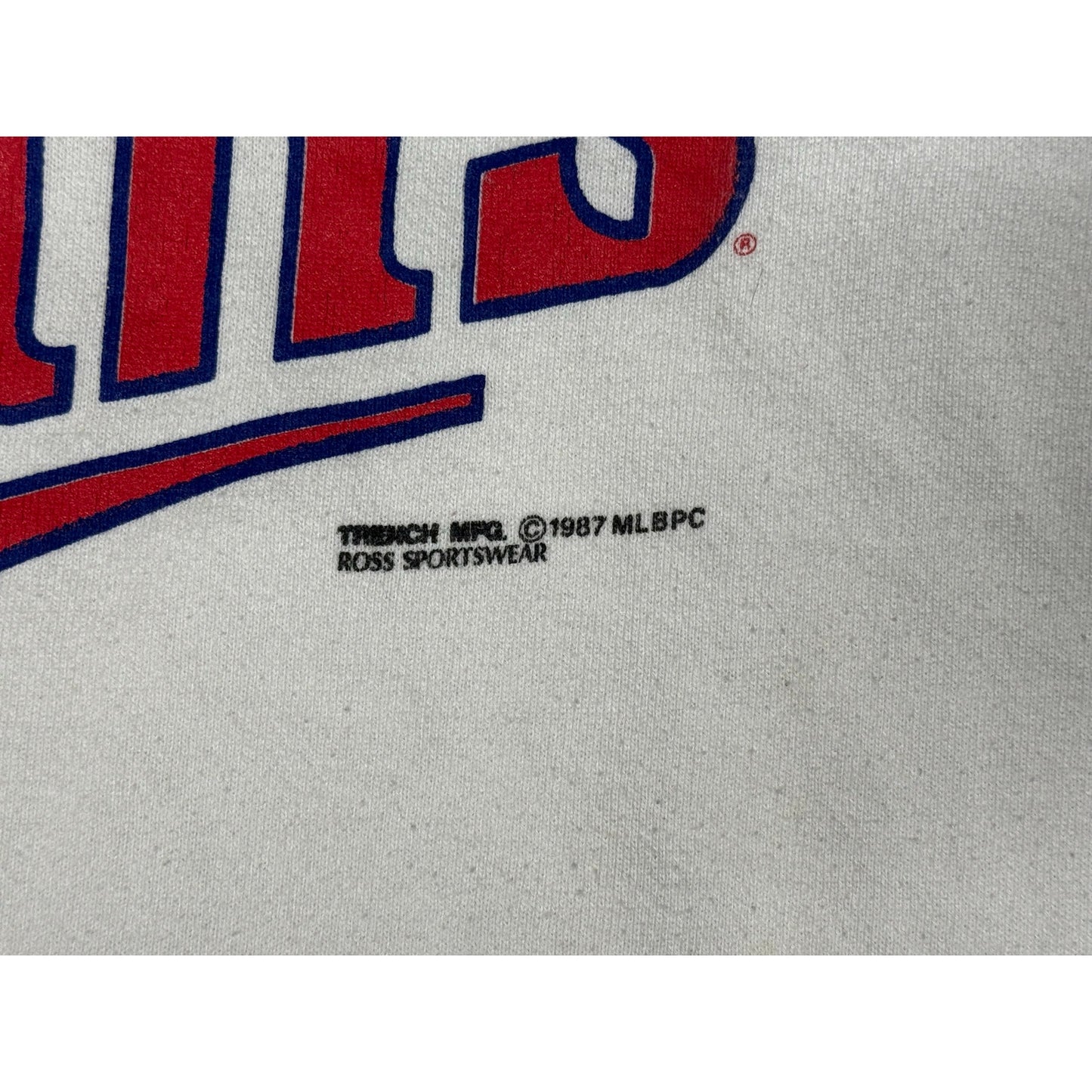 Vintage 1987 Minnesota Twins World Series Pullover Crewneck Sweatshirt XL