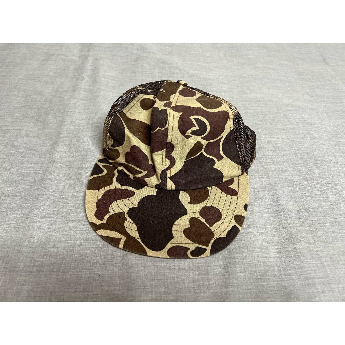 Vintage Duck Bay Camouflage Adjustable Trucker Hat