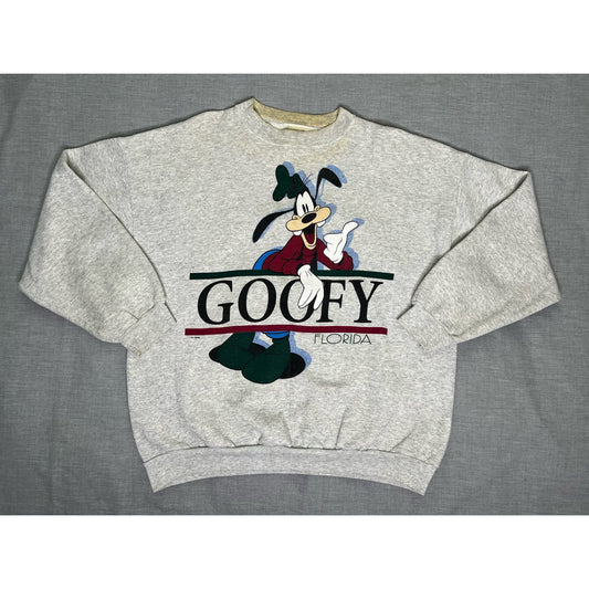 Vintage Goofy Florida Disney Double Sided Crewneck Sweatshirt XL