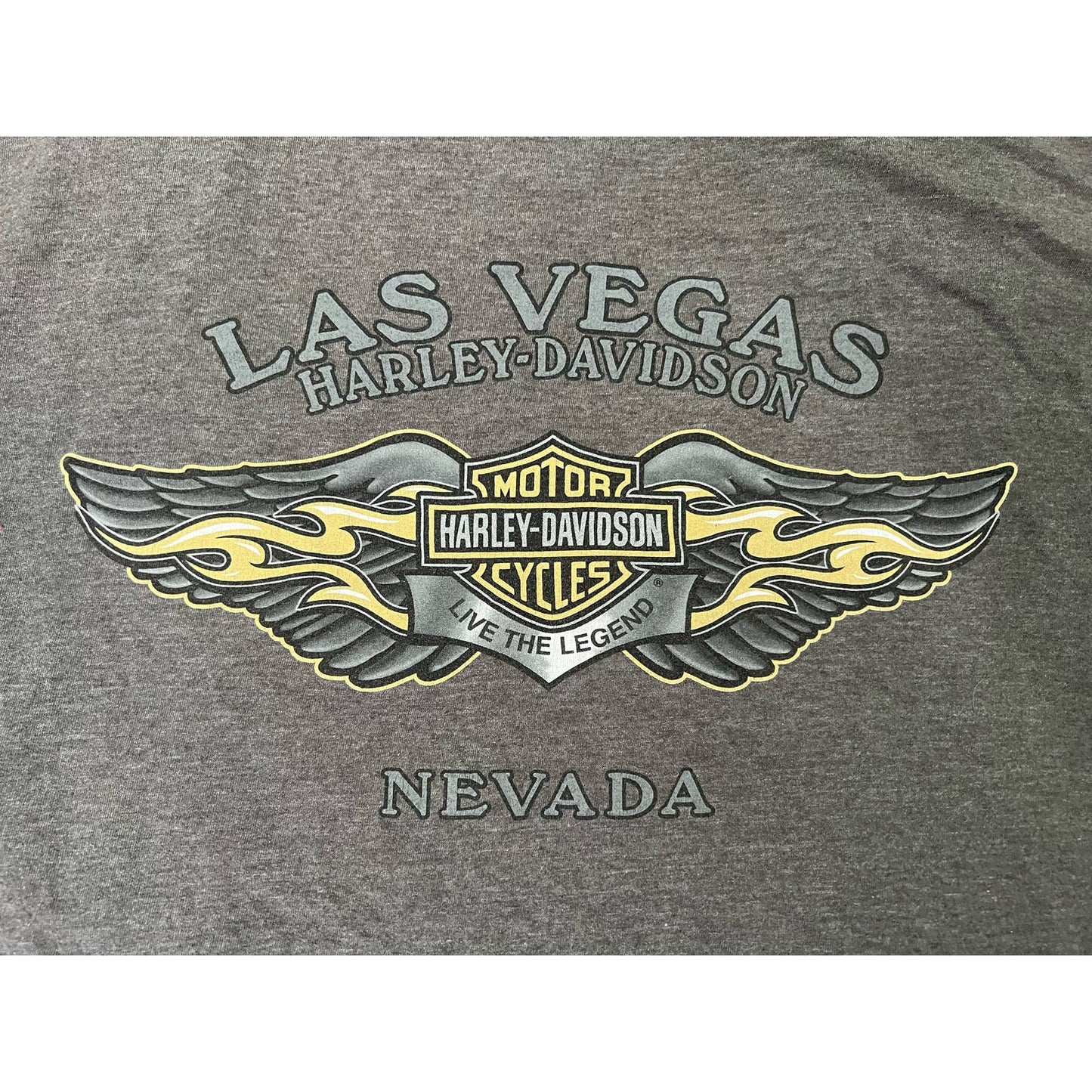 Harley Davidson Las Vegas Nevada Milwaukee Wisconsin T-shirt XL