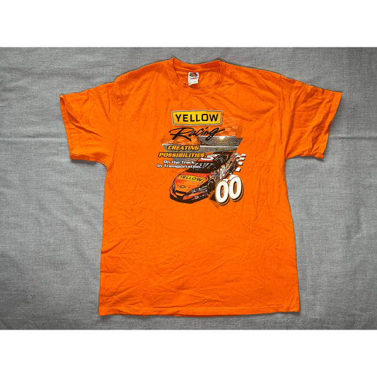 NASCAR Yellow Racing Creating Possibilities Chevy T-shirt XL