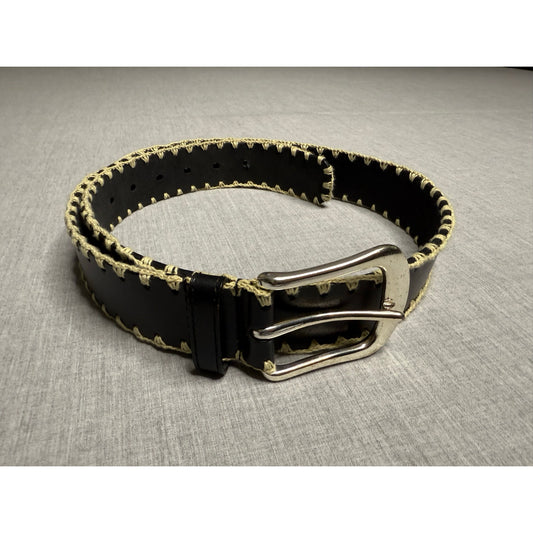 Woven Leather Western Style Belt Large 40”
