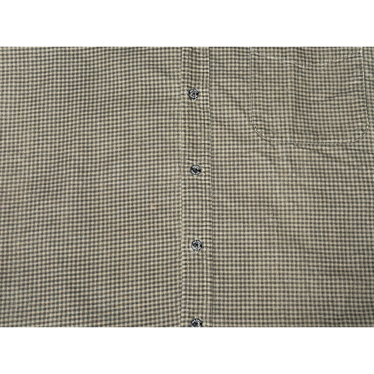 Vintage Old Navy Plaid Button Up Flannel Shirt XL