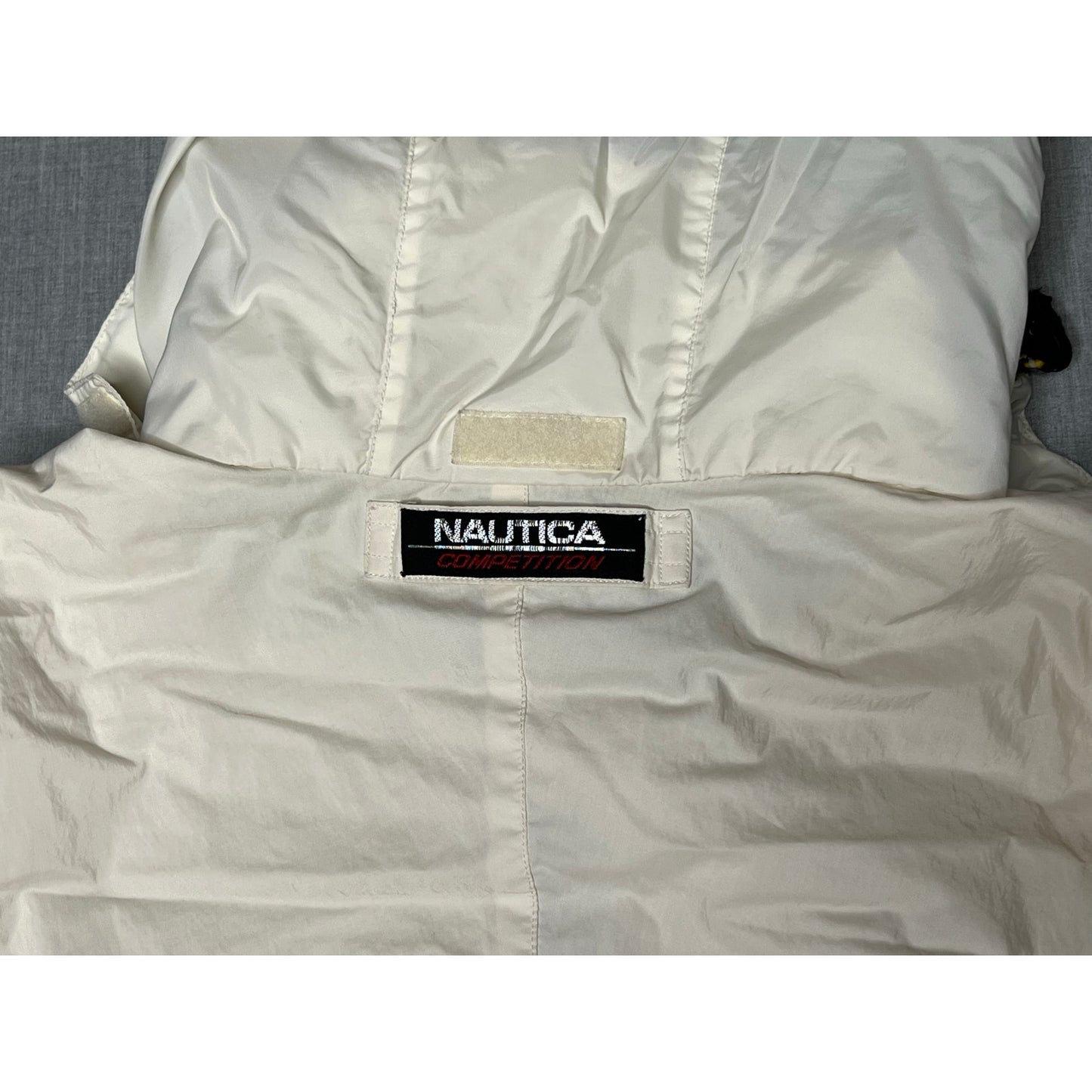 Vintage Nautica Competition Lined Foldaway Hood Windbreaker Jacket XL