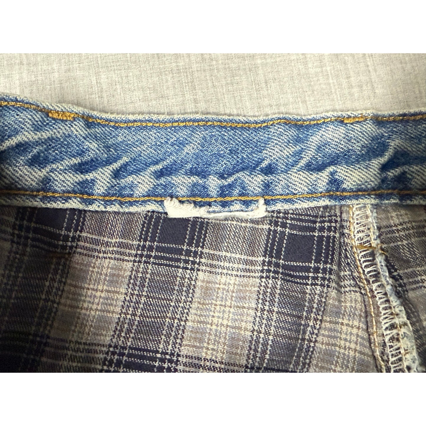 Carhartt Flannel Lined Heavyweight Carpenter Workwear Jeans 35x30