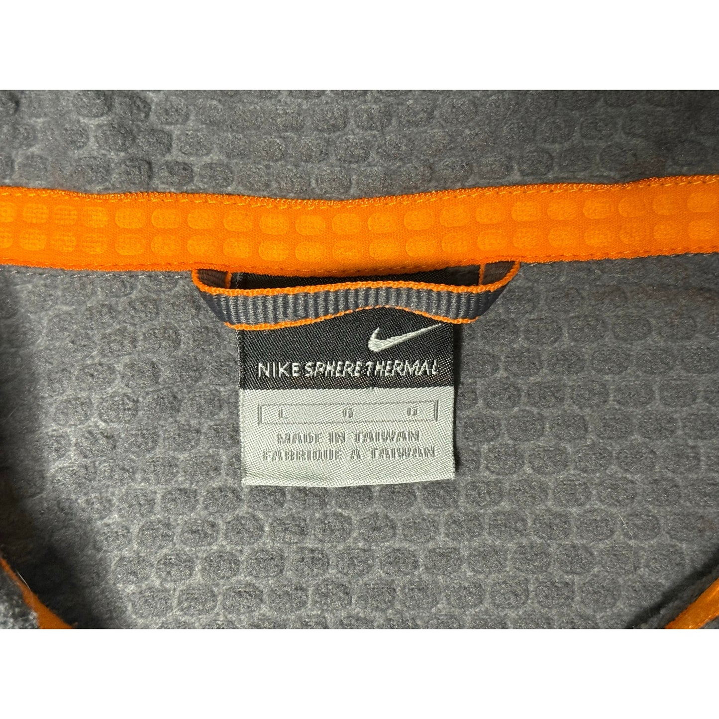 Vintage Y2K Nike Sphere Thermal Fleece Quarter Zip Sweatshirt Large