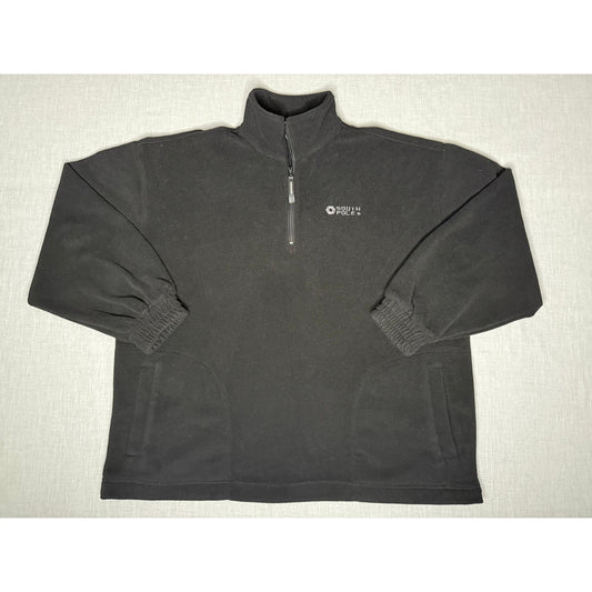 Vintage 90s Southpole Quarter Zip Pullover Fleece Sweatshirt 2XL