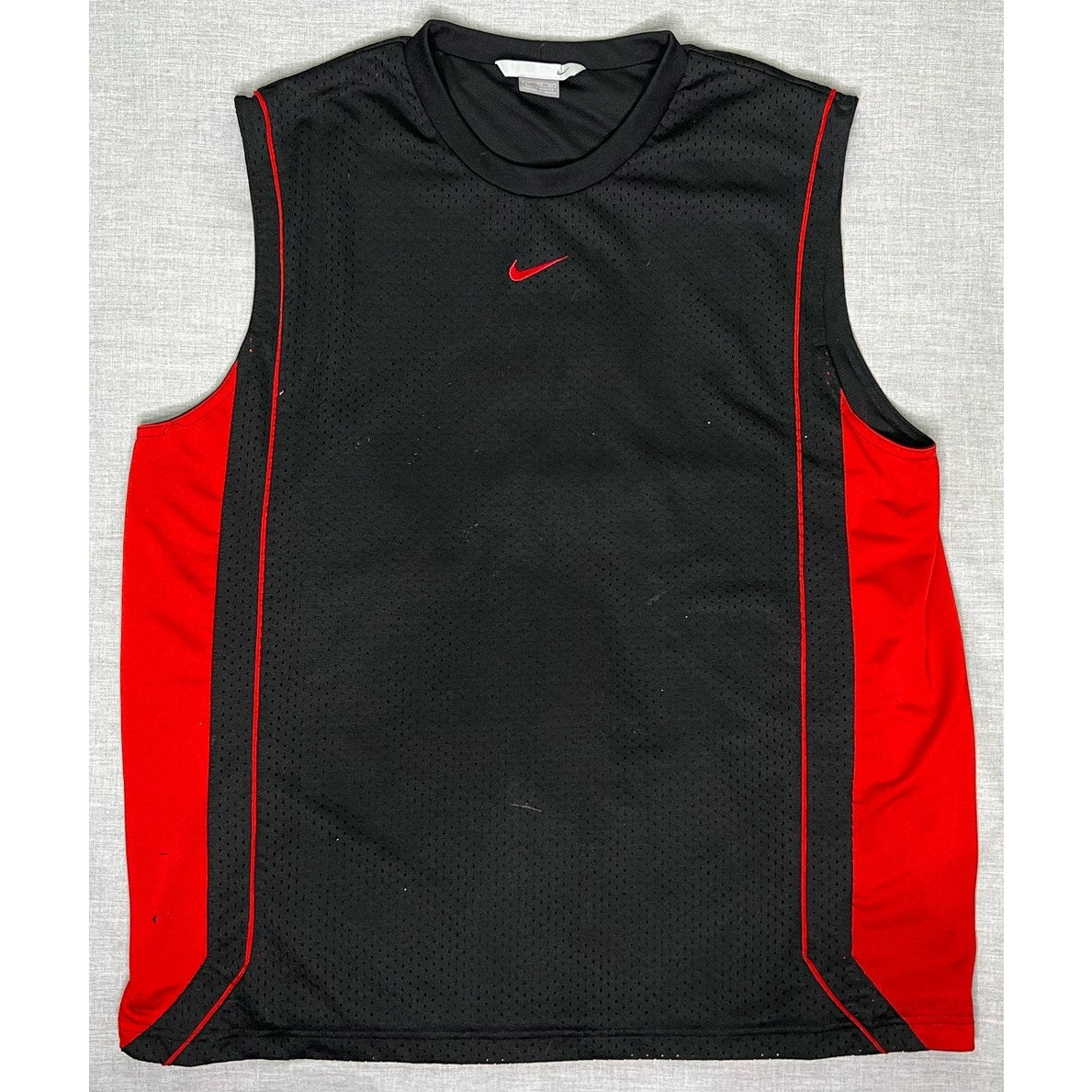Vintage Y2K Nike Center Swoosh Basketball Jersey Tank Top 2XL