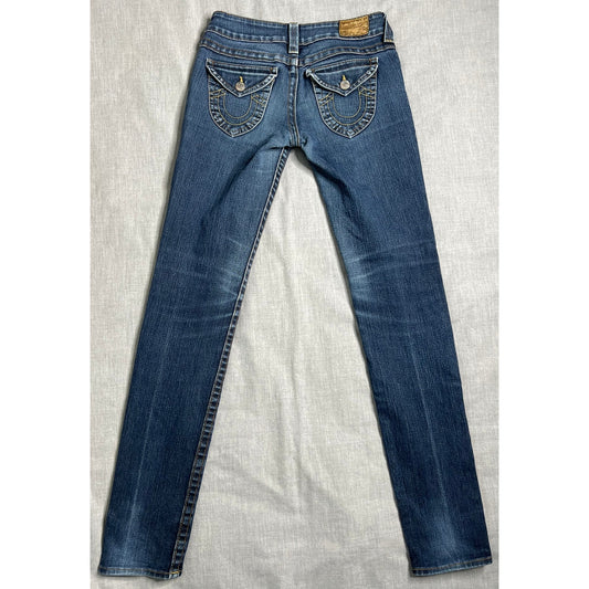 True Religion Flap Pocket Low Rise Jeans Women's 28