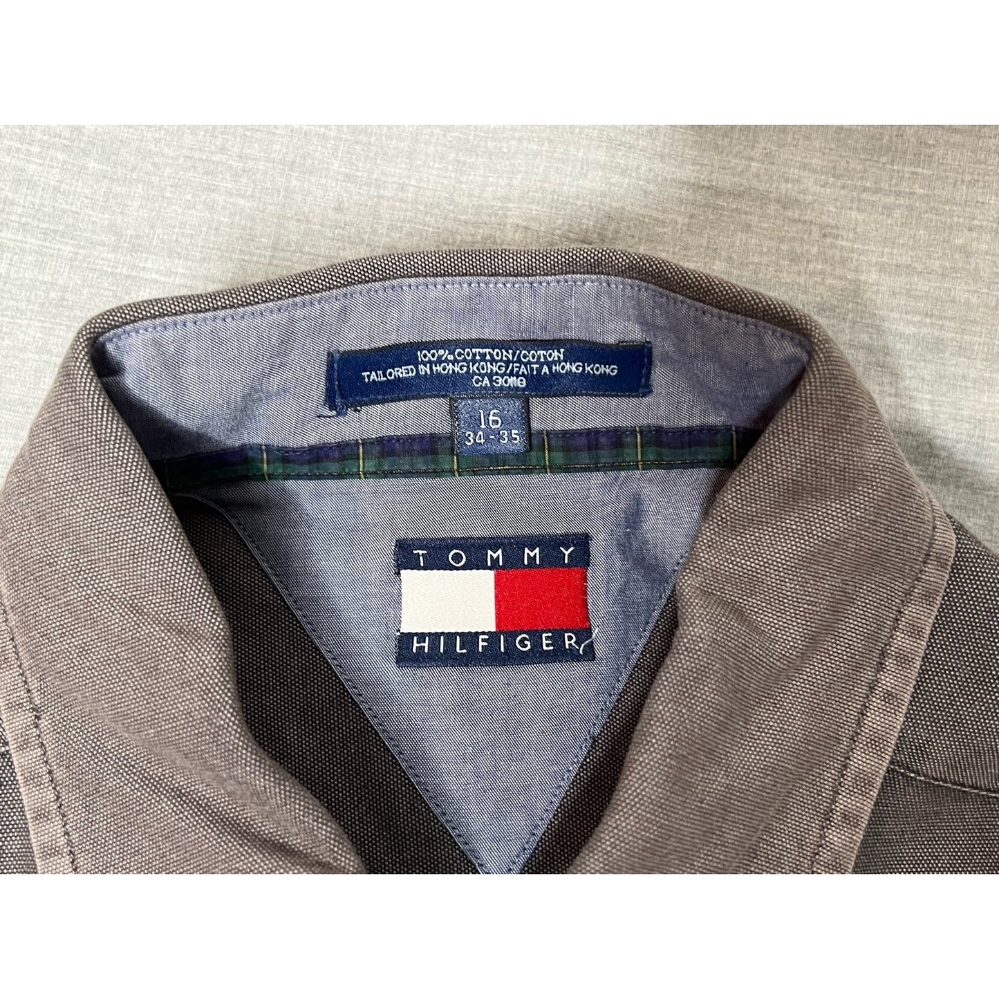 Vintage Tommy Hilfiger Oxford Button Down Shirt 16 34/35