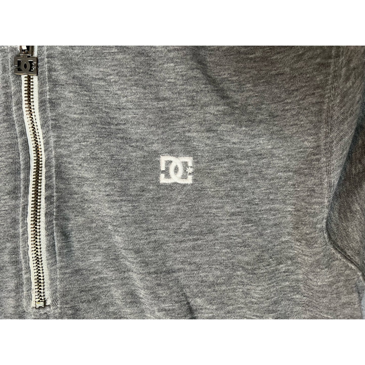 DC Shoes Quarter Zip Pullover Hoodie Sweatshirt Medium
