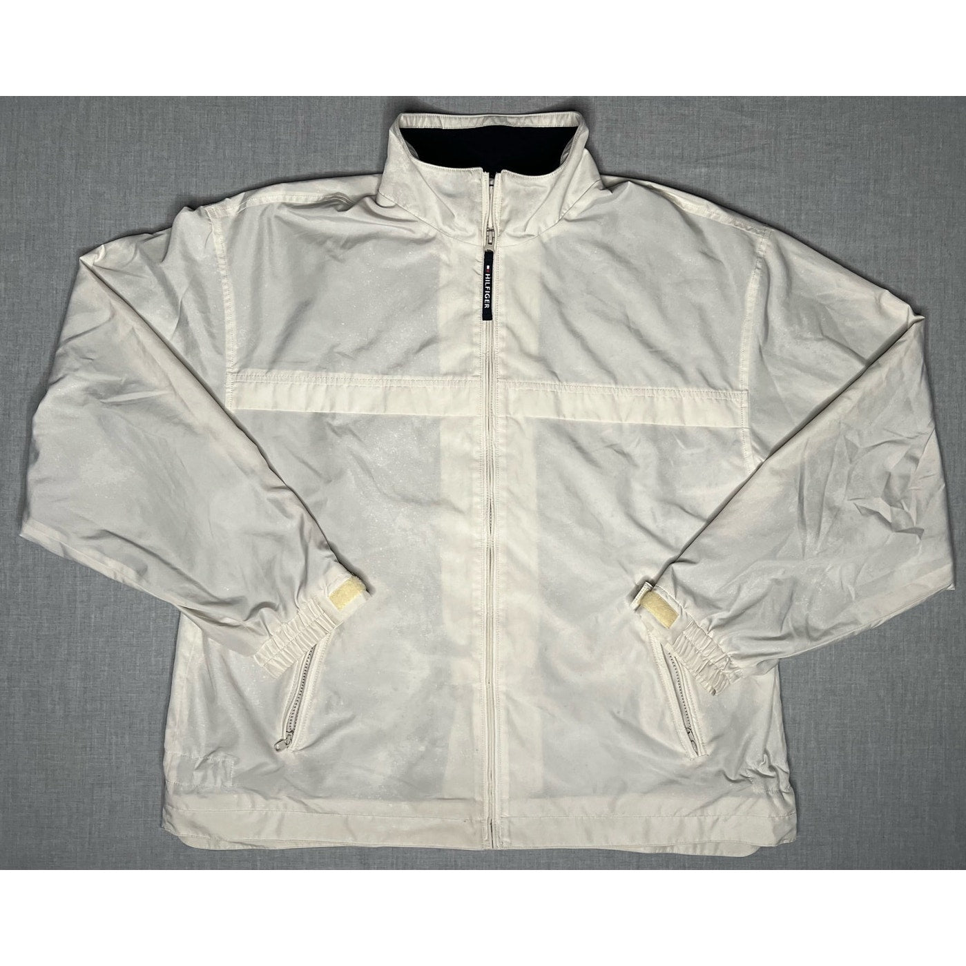 Vintage Tommy Hilfiger Mesh Lined Lightweight Full Zip Windbreaker Jacket XL