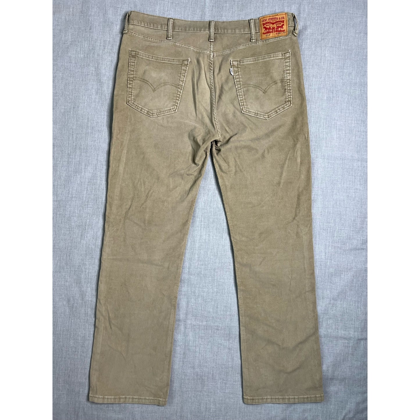 Levi’s 514 Corduroy White Tab Straight Fit Pants 38x32