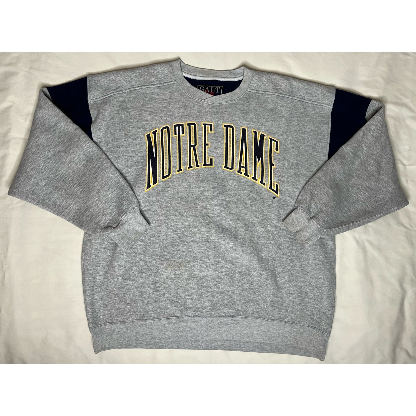 Vintage Notre Dame Fighting Irish Galt Sand Crewneck Sweatshirt XL