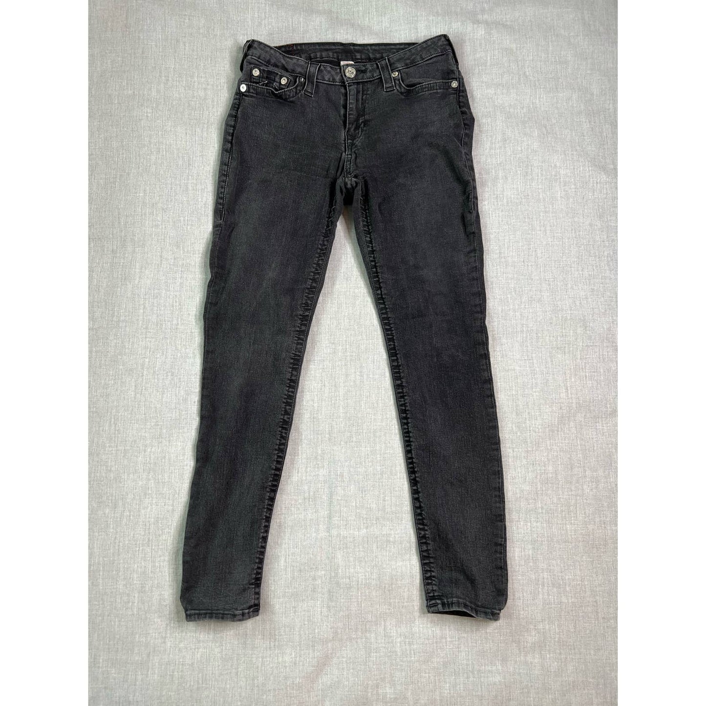 True Religion Logo Skinny Jeans 31